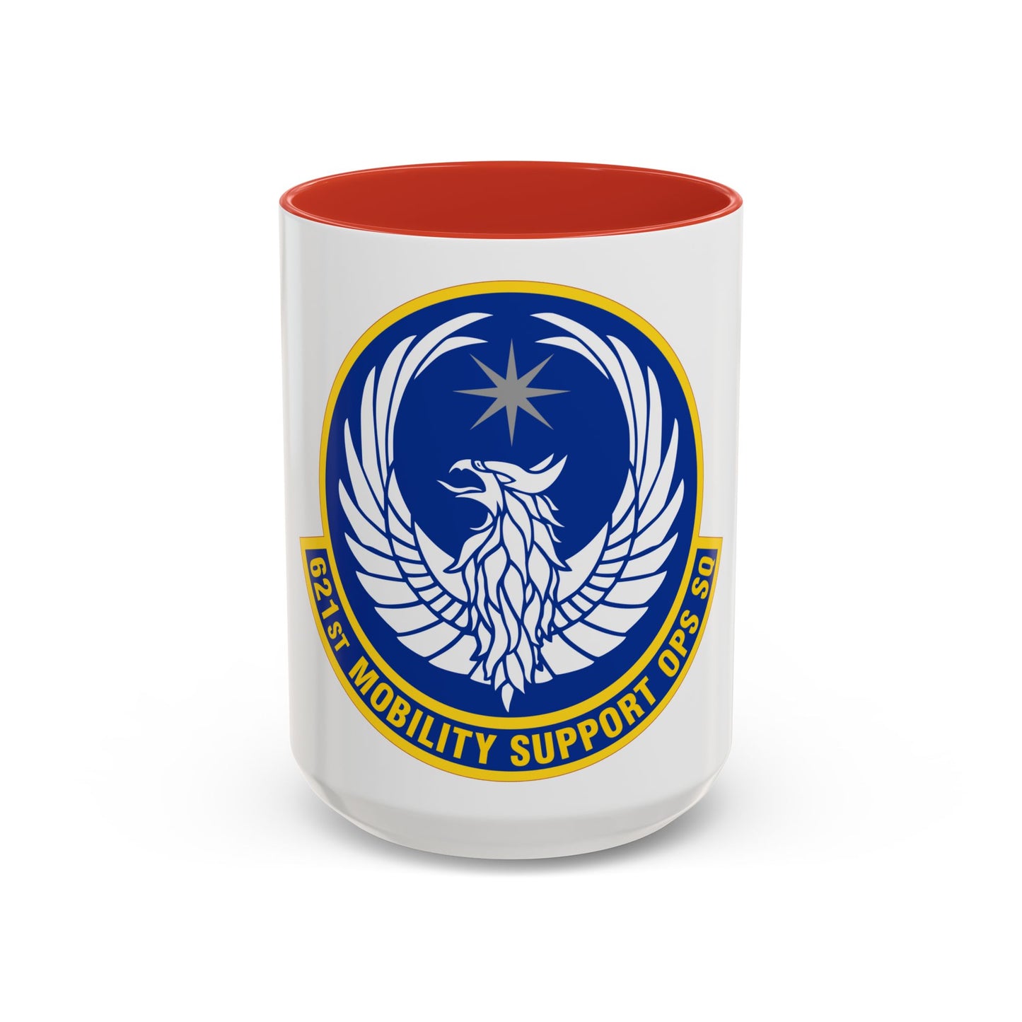 621 Mobility Support Operations Squadron AMC (U.S. Air Force) Accent Coffee Mug