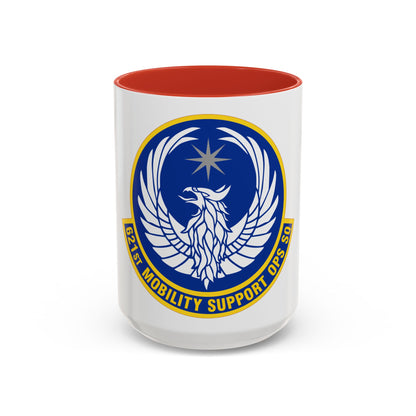 621 Mobility Support Operations Squadron AMC (U.S. Air Force) Accent Coffee Mug
