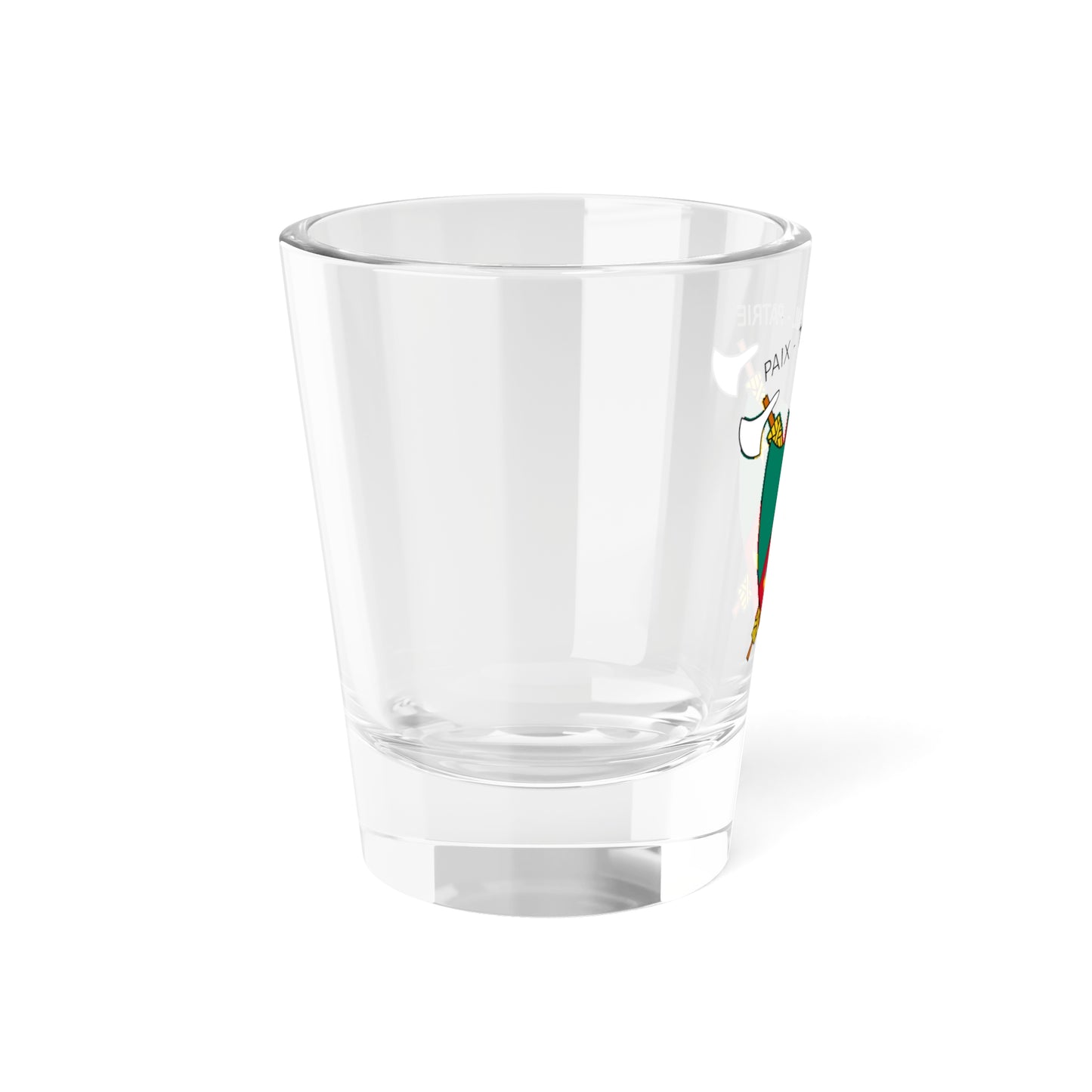 Coat of Arms of Cameroon (1975-1986) - Shot Glass 1.5oz