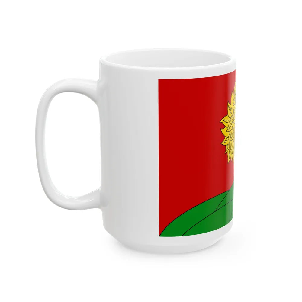 Flag of Lipetsk Oblast Russia - White Coffee Mug-Go Mug Yourself