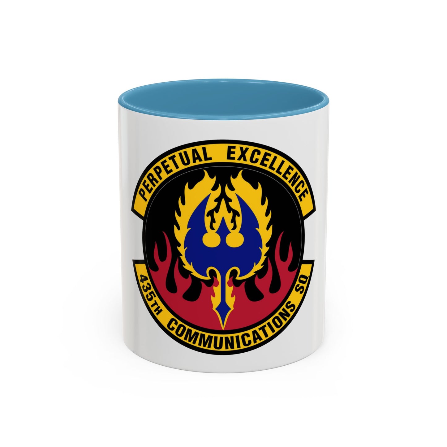 435th Communications Squadron (U.S. Air Force) Accent Coffee Mug