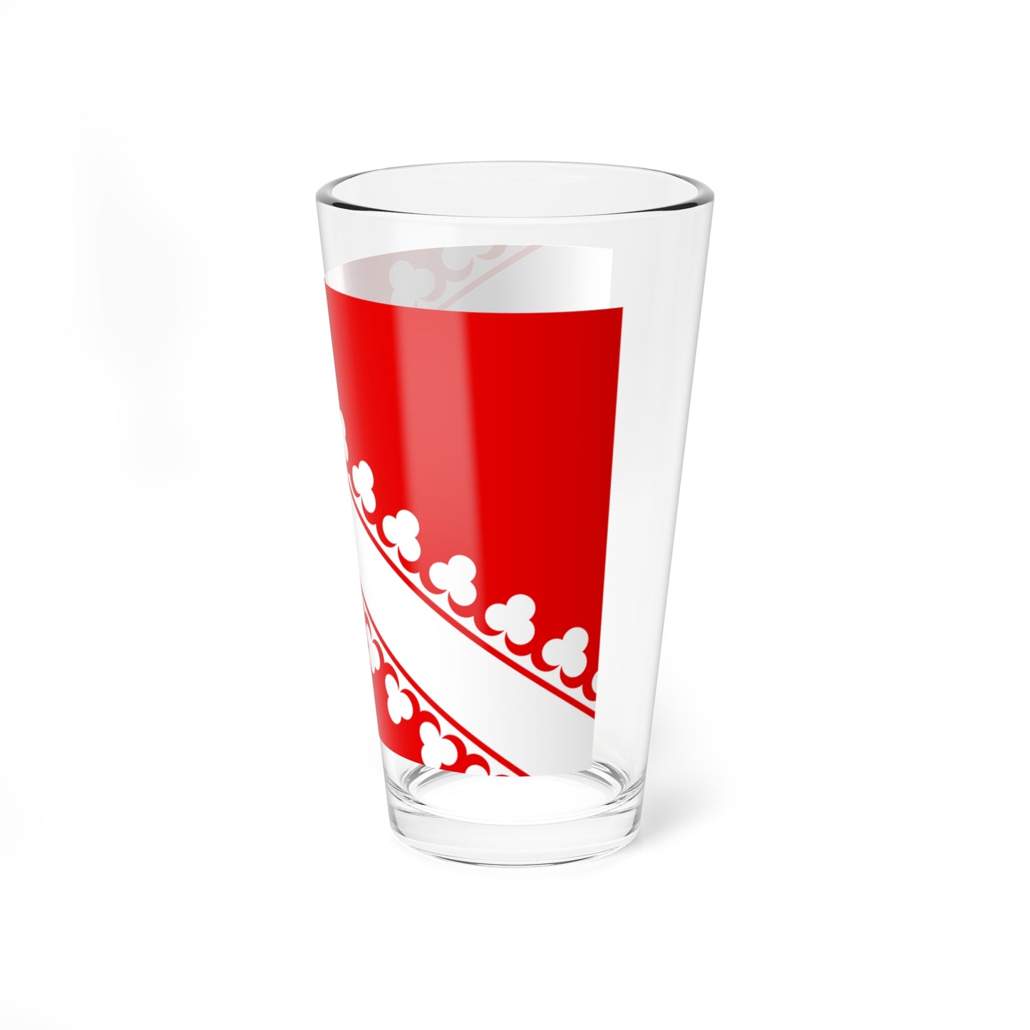 Flag of Basse-Alsace (France) Pint Glass 16oz