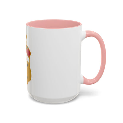 21 Engineer Battalion (U.S. Army) Accent Coffee Mug