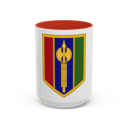 302 Maneuver Enhancement Brigade (U.S. Army) Accent Coffee Mug