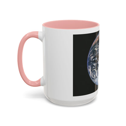 Space - Earth from Space (1973) (Map) Accent Coffee Mug
