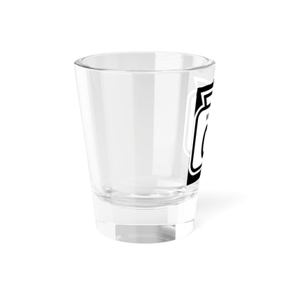 WIS 00 1958 template (Wisconsin) (Road Sign) Shot Glass 1.5oz