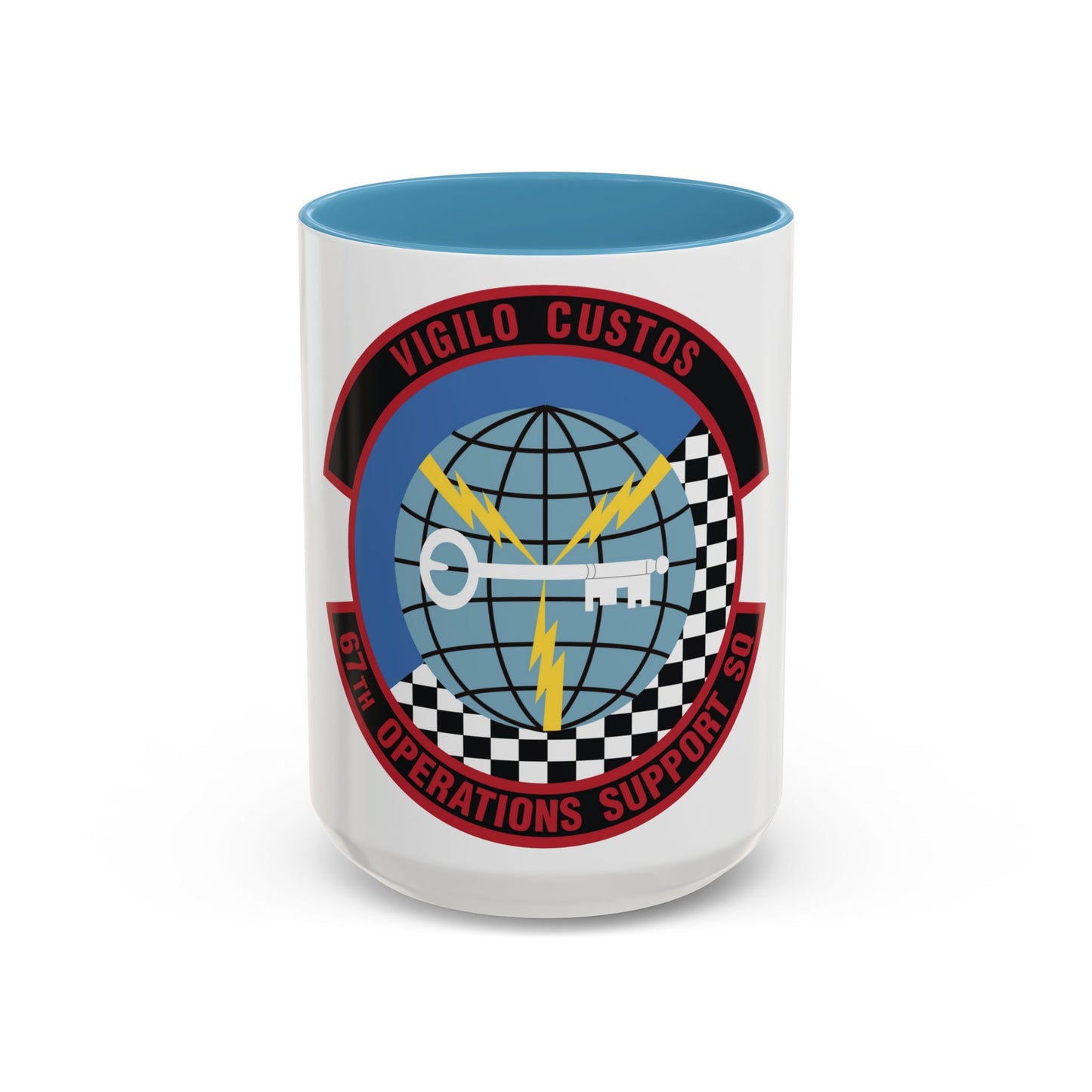 67th Operations Support Squadron (U.S. Air Force) Accent Coffee Mug