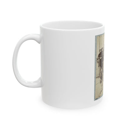 7th New York State Militia, Camp Cameron, D.C., 1861 028 (U.S. Civil War) White Coffee Mug