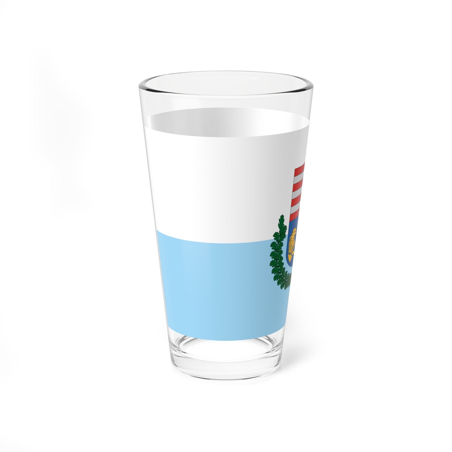 Flag of Berhida (Hungary) Pint Glass 16oz