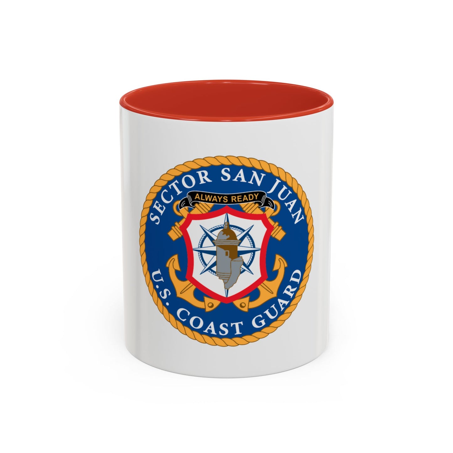 USCG Sector San Juan (U.S. Coast Guard) Accent Coffee Mug