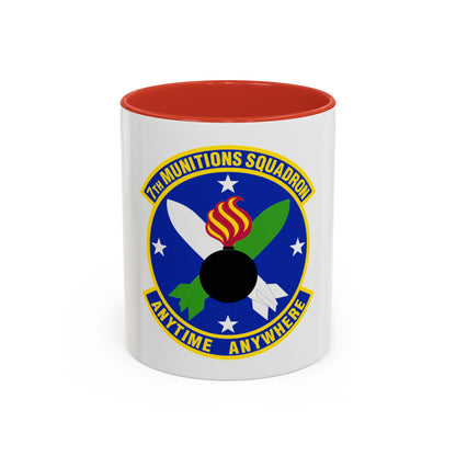 7 Munitions Squadron ACC (U.S. Air Force) Accent Coffee Mug