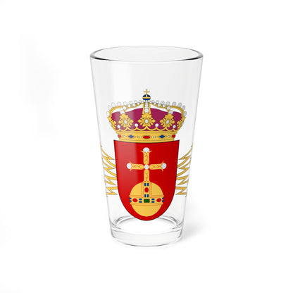Upplands regemente vapen (Sweden) (Coat of Arms) Pint Glass 16oz