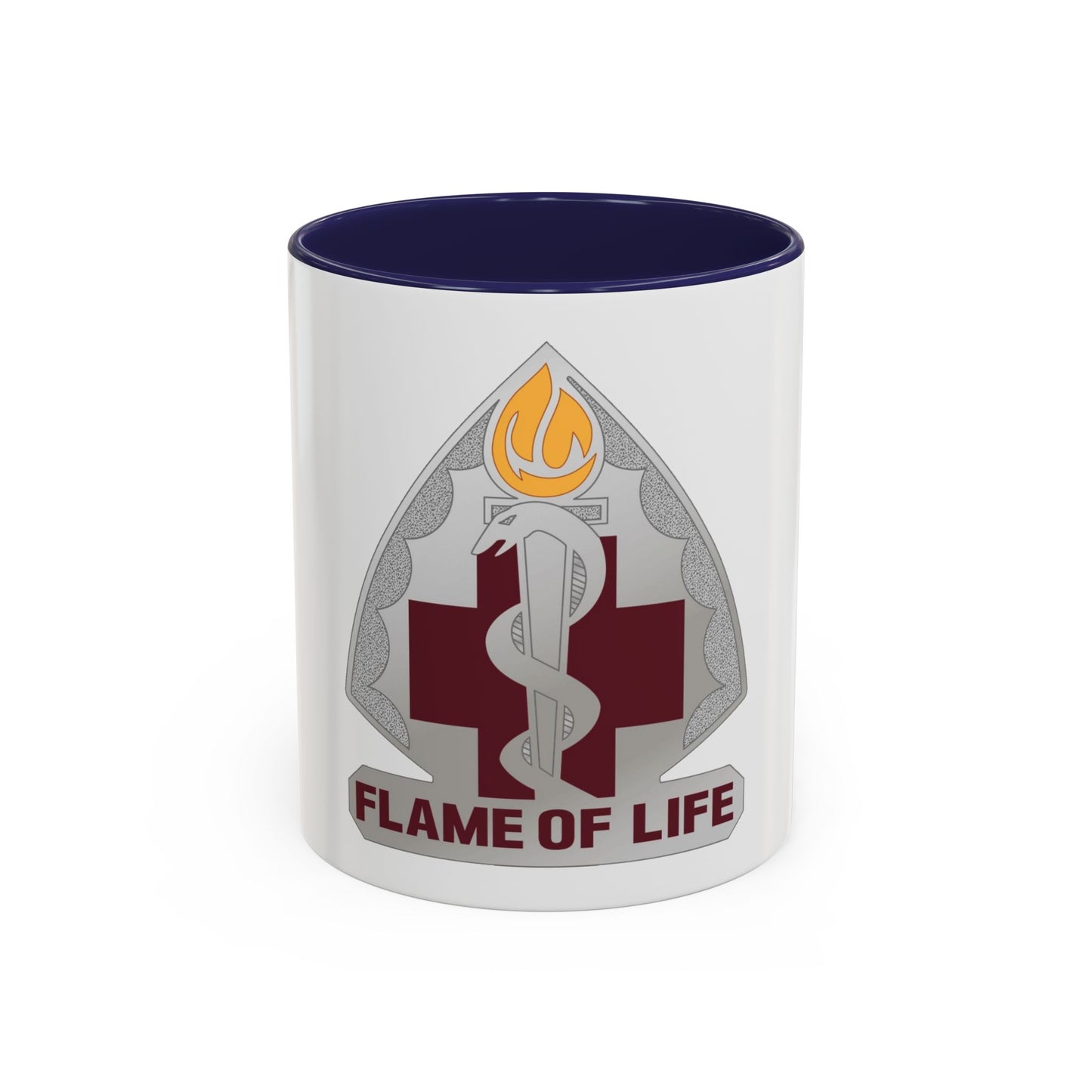 818 Medical Battalion (U.S. Army) Accent Coffee Mug
