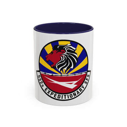 532d Expeditionary Security Forces Squadron (U.S. Air Force) Accent Coffee Mug