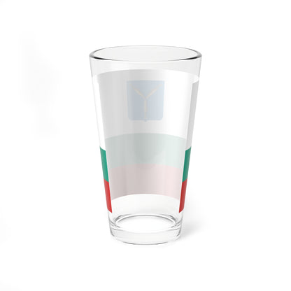 Flag of Saratov Saratov oblast 1997-05 (Russia) Pint Glass 16oz