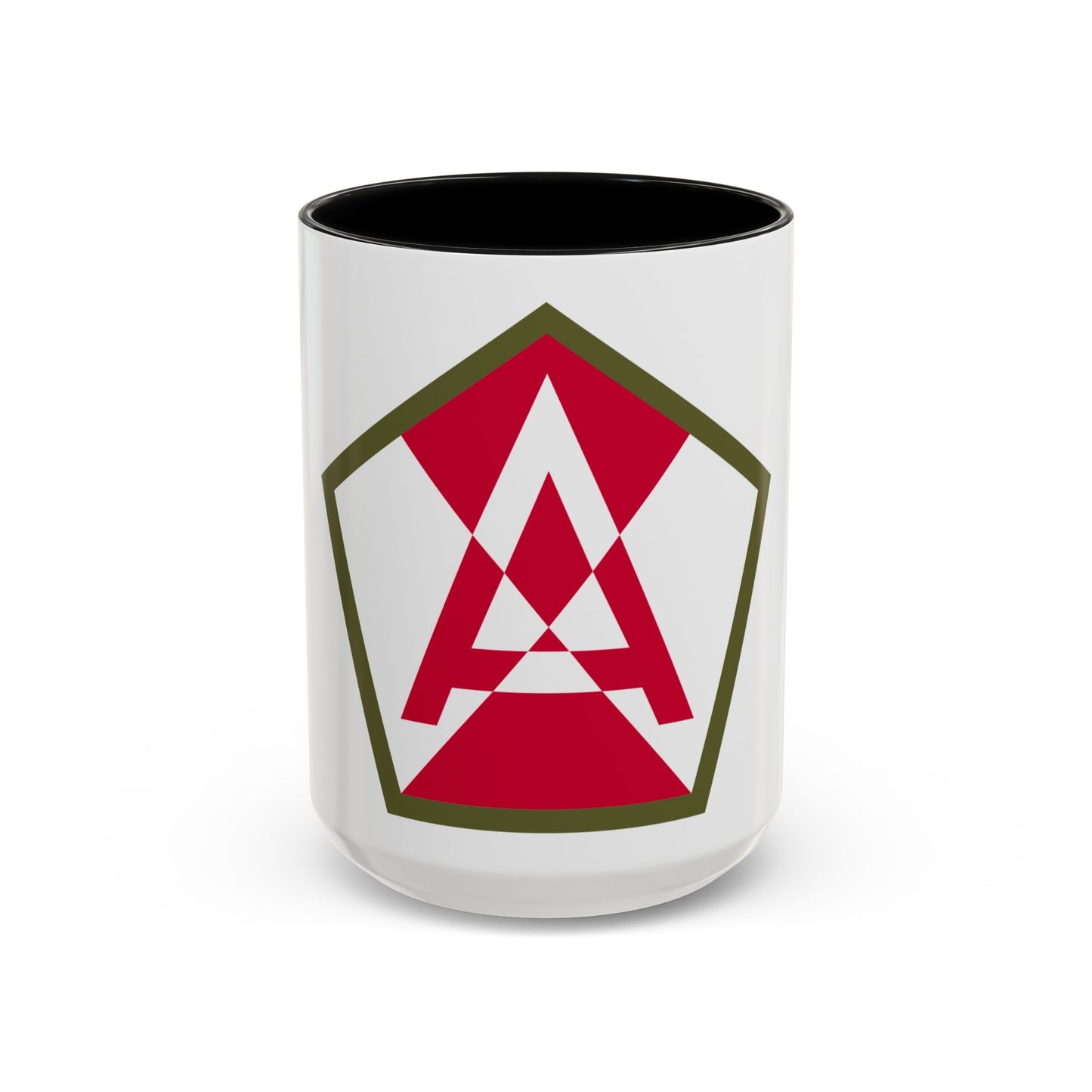 Fifteenth United States (U.S. Army) Accent Coffee Mug