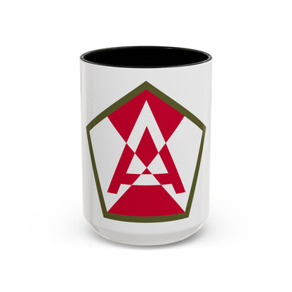 Fifteenth United States (U.S. Army) Accent Coffee Mug