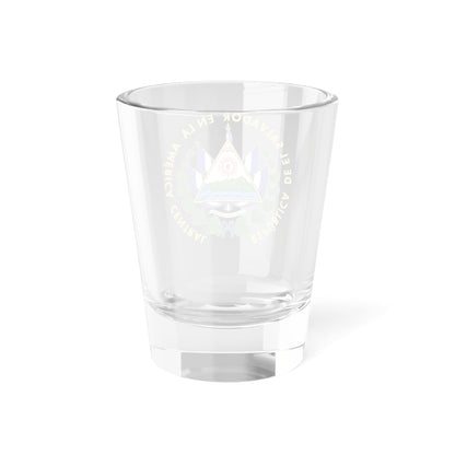 Coat of arms of El Salvador - Shot Glass 1.5oz