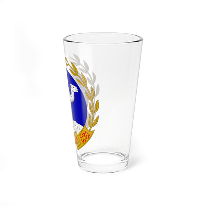 Emblem of Eritrea or azur gueules (Spain) (Coat of Arms) Pint Glass 16oz