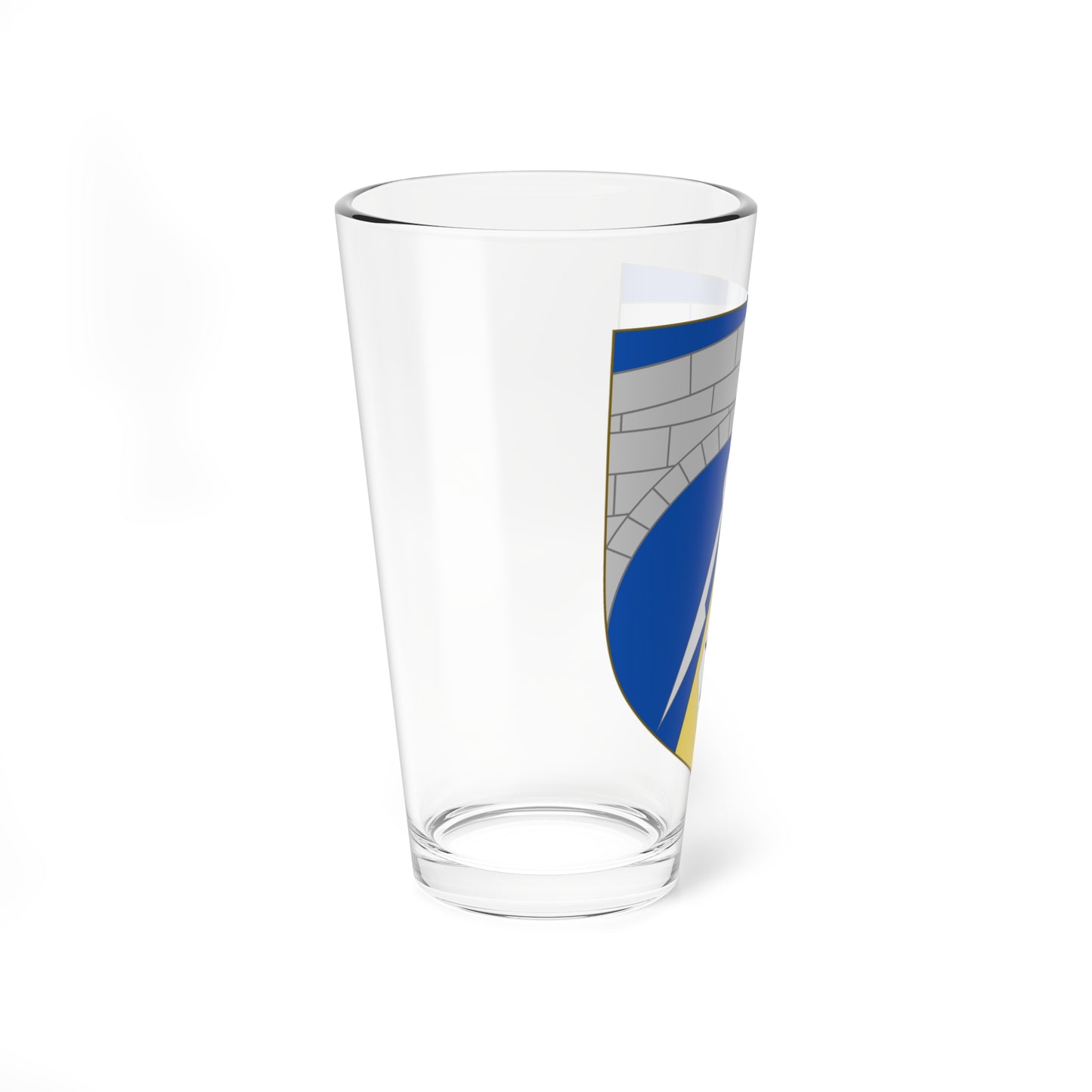 Shield of Brunel University (United Kingdom) (Coat of Arms) Pint Glass 16oz