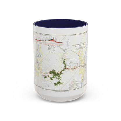 Central America - Panama Canal (1905) (Map) Accent Coffee Mug