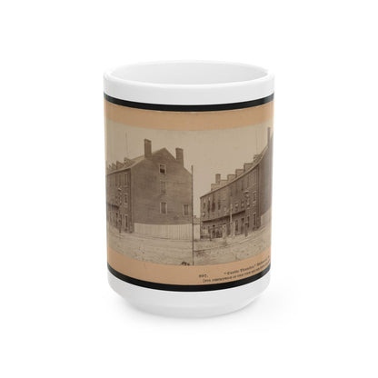 Castle Thunder , Richmond, Va. (U.S. Civil War) White Coffee Mug