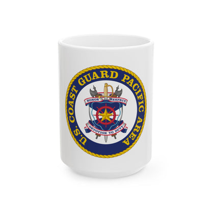 USCG Pacific Area (U.S. Coast Guard) White Coffee Mug