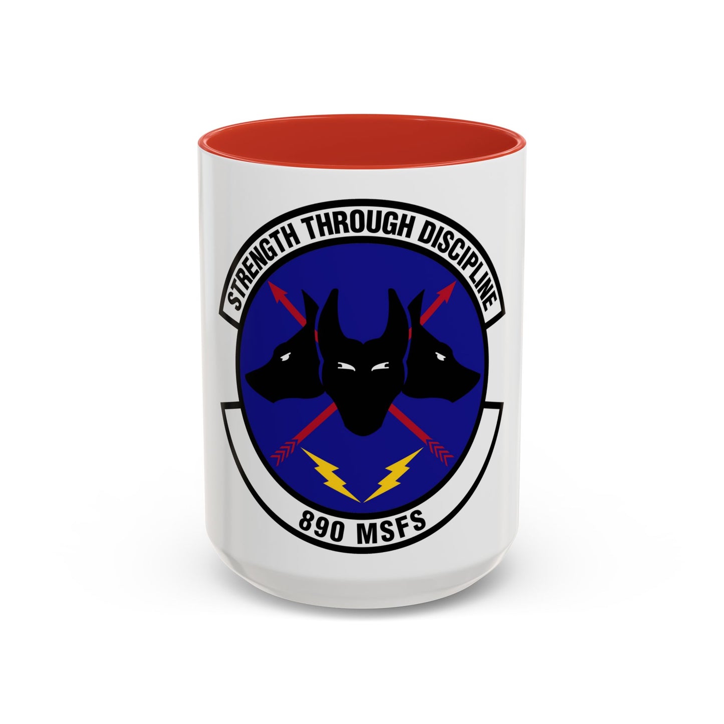 890 Missile Security Forces Squadron AFGSC (U.S. Air Force) Accent Coffee Mug