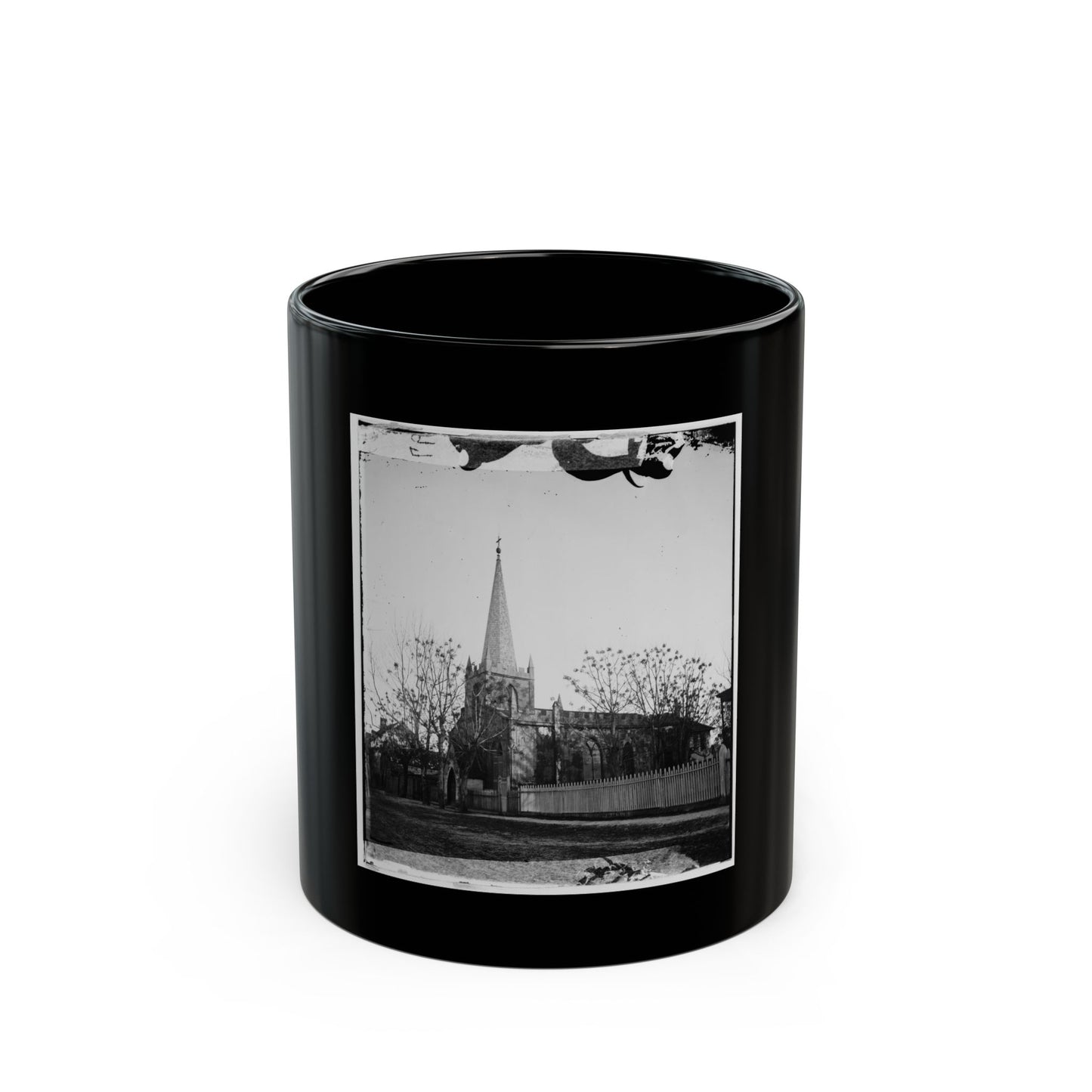 Atlanta, Georgia. Church (U.S. Civil War) Black Coffee Mug