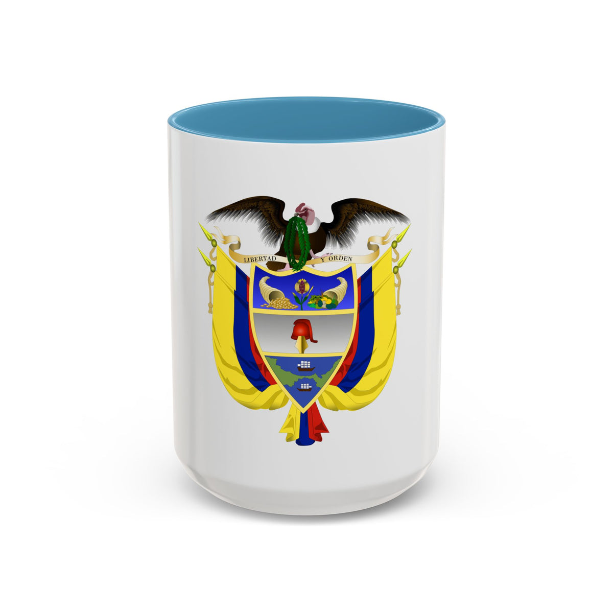 Coat of arms of Colombia 5 - Accent Coffee Mug