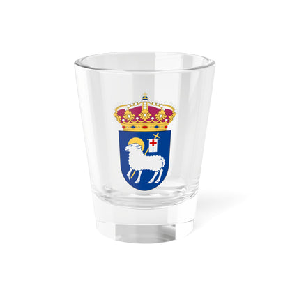 HMS Gotland vapen flygplanskryssare (Sweden) (Coat of Arms) Shot Glass 1.5oz