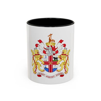 Coat of Arms Melbourne Australia - Accent Coffee Mug