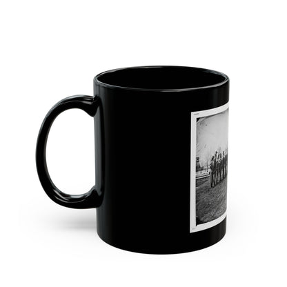 Washington, D.C. Band Of 9th Veteran Reserve Corps, In Shakoes And Frogged Jackets, At Washington Circle (U.S. Civil War) Black Coffee Mug