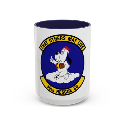 36 Rescue Sq AETC (U.S. Air Force) Accent Coffee Mug