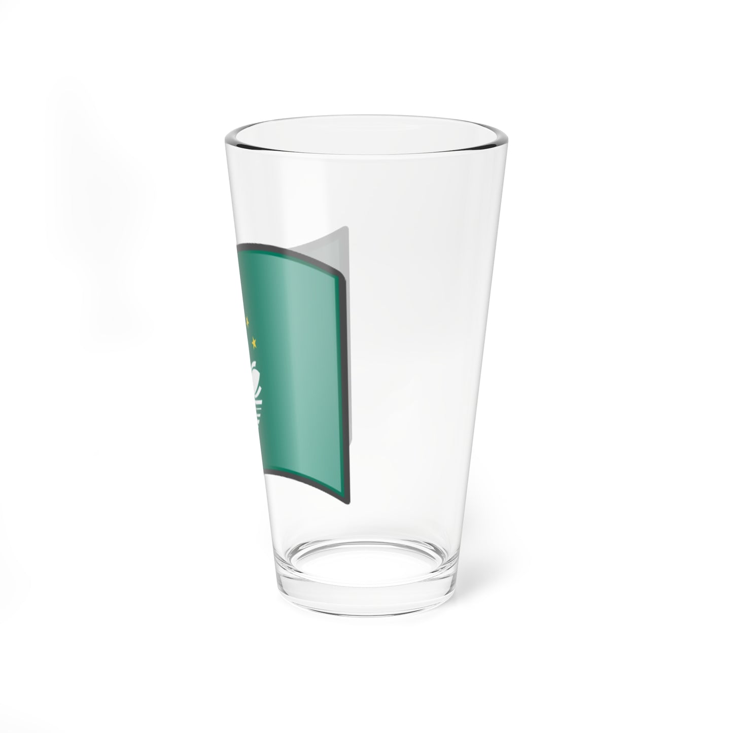 Nuvola Macau flag (China) Pint Glass 16oz