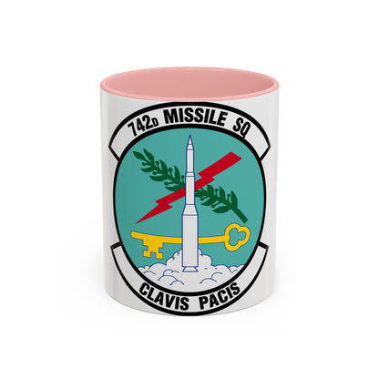 742 Missile Squadron AFGSC (U.S. Air Force) Accent Coffee Mug