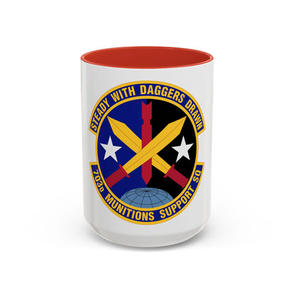 703d Munitions Support Squadron (U.S. Air Force) Accent Coffee Mug