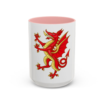 Tudor Dragon Badge - Accent Coffee Mug