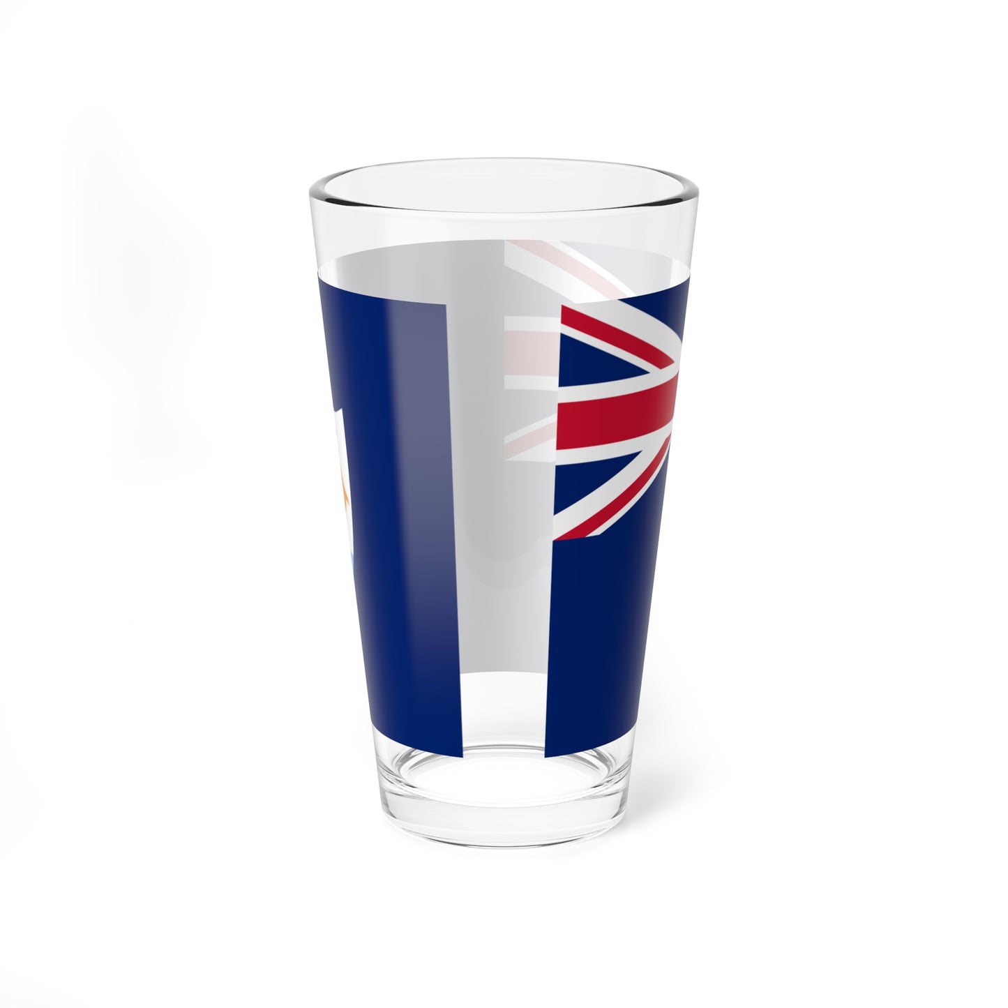 Flag of Anguilla (United Kingdom) Pint Glass 16oz