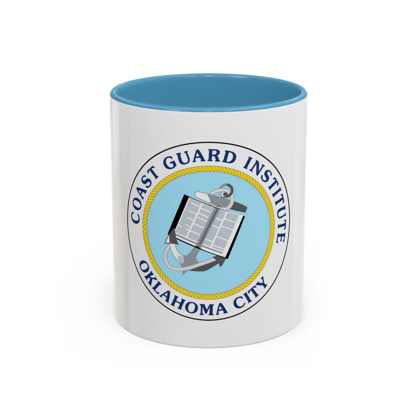 USCG Institute Oklahoma City 2 (U.S. Coast Guard) Accent Coffee Mug
