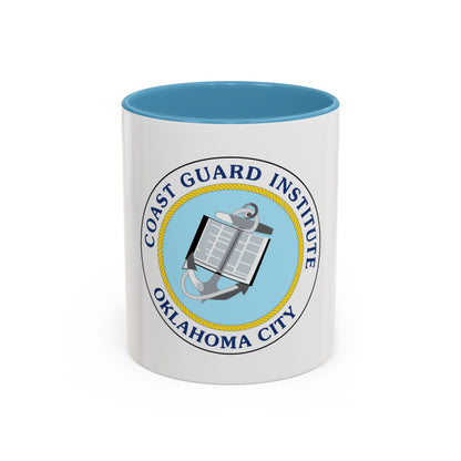 USCG Institute Oklahoma City 2 (U.S. Coast Guard) Accent Coffee Mug