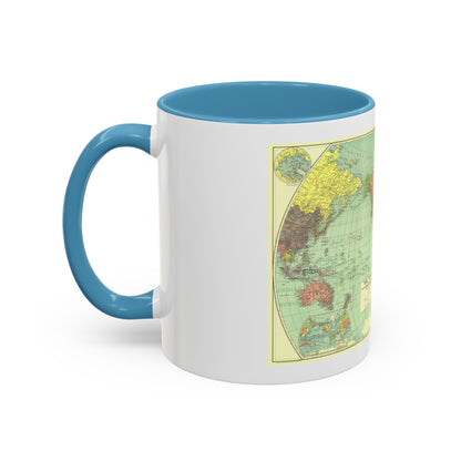 World Map (1932) (Map) Accent Coffee Mug