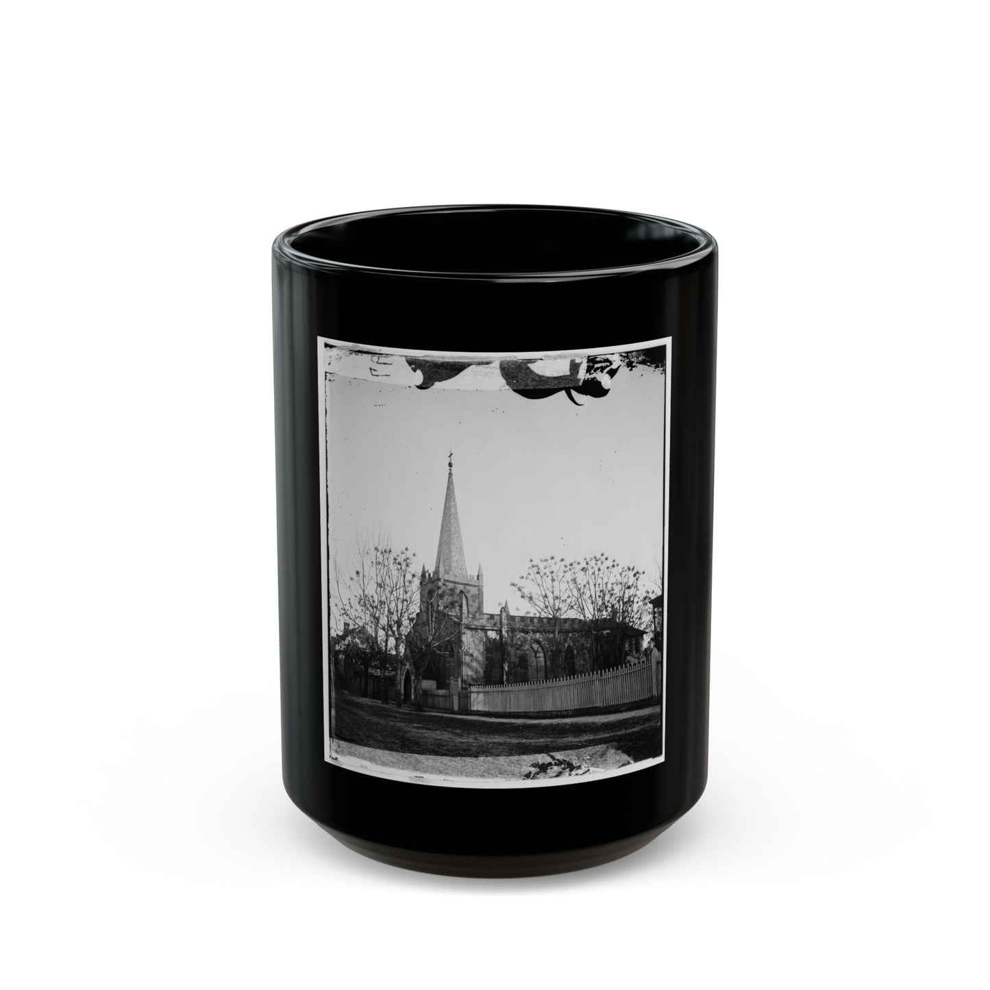 Atlanta, Georgia. Church (U.S. Civil War) Black Coffee Mug