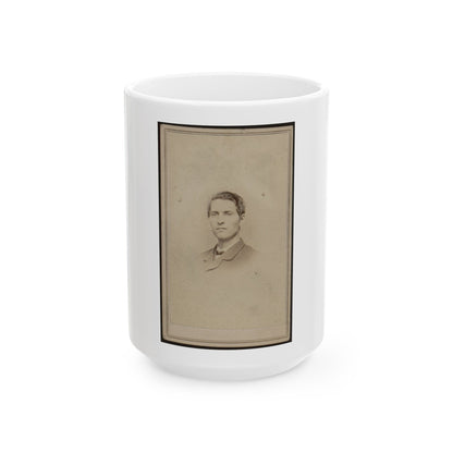 Anson Rider, Junior, Bust Portrait, Facing Slightly Left (U.S. Civil War) White Coffee Mug