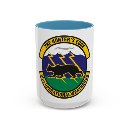25th Operational Weather Squadron (U.S. Air Force) Accent Coffee Mug