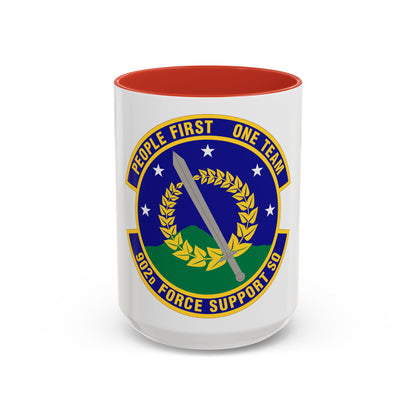 902d Force Support Squadron (U.S. Air Force) Accent Coffee Mug