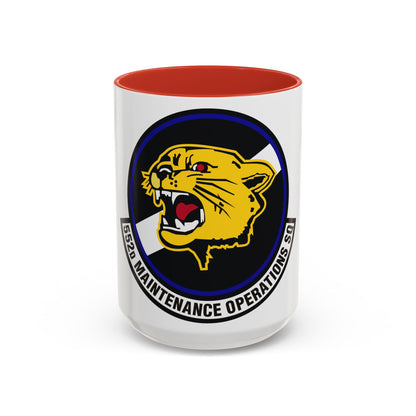 552nd Maintenance Operations Squadron (U.S. Air Force) Accent Coffee Mug