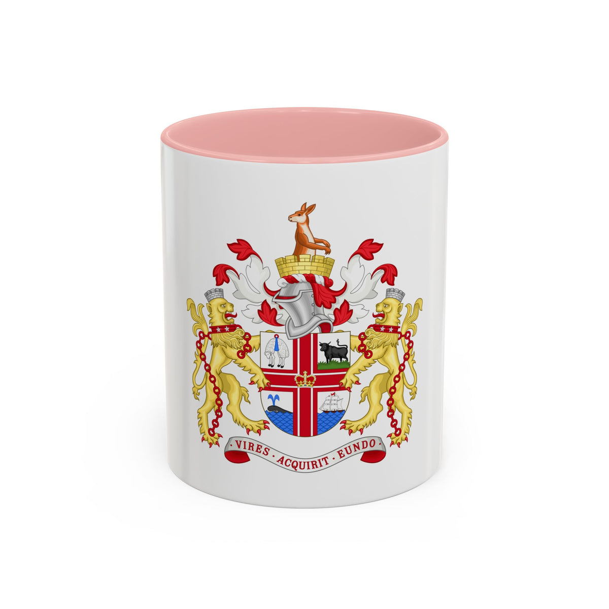 Coat of Arms Melbourne Australia - Accent Coffee Mug
