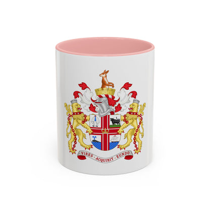 Coat of Arms Melbourne Australia - Accent Coffee Mug