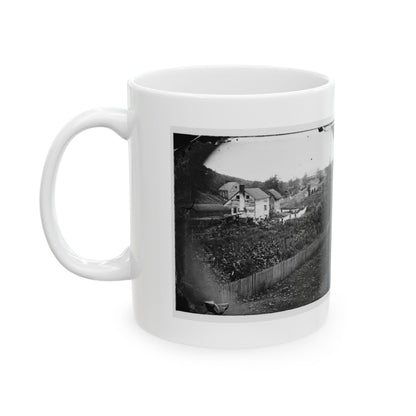 Antietam, Maryland. Bridge Across The Antietam. Northeast View (U.S. Civil War) White Coffee Mug